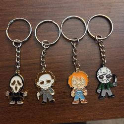 Homemade Horror Villian Keychains