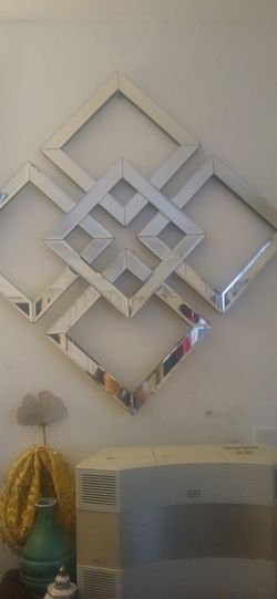 Unique Interlocking Wall Mirror