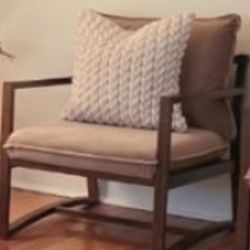 Two  preowed Wooden armchair