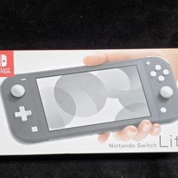 Nintendo Switch Lite Gray Handheld System - New in Box - Japanese Model
