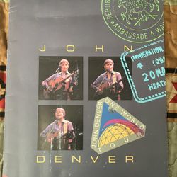 John Denver Concert Program 1986 One World Tour Windstar Journel