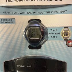 Sportline Duo 1010 Dual-Use Heart Rate Monitor.