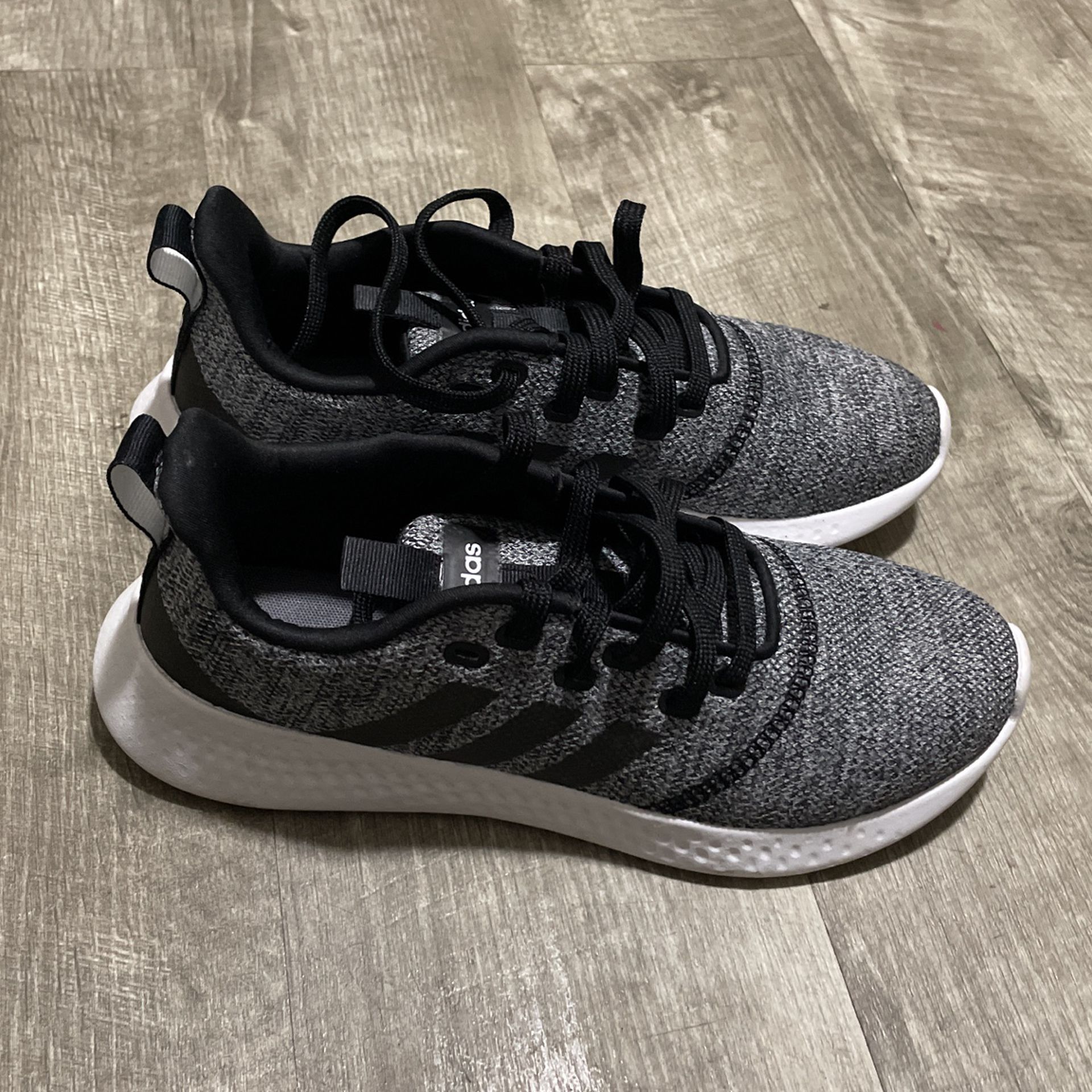 Black And Grey Adidas Shoes 