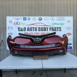 2016 2017 2018 Toyota RAV4 Rav-4 Front bumper Assembly Complete Original Used OEM Lower Valance And Grille 