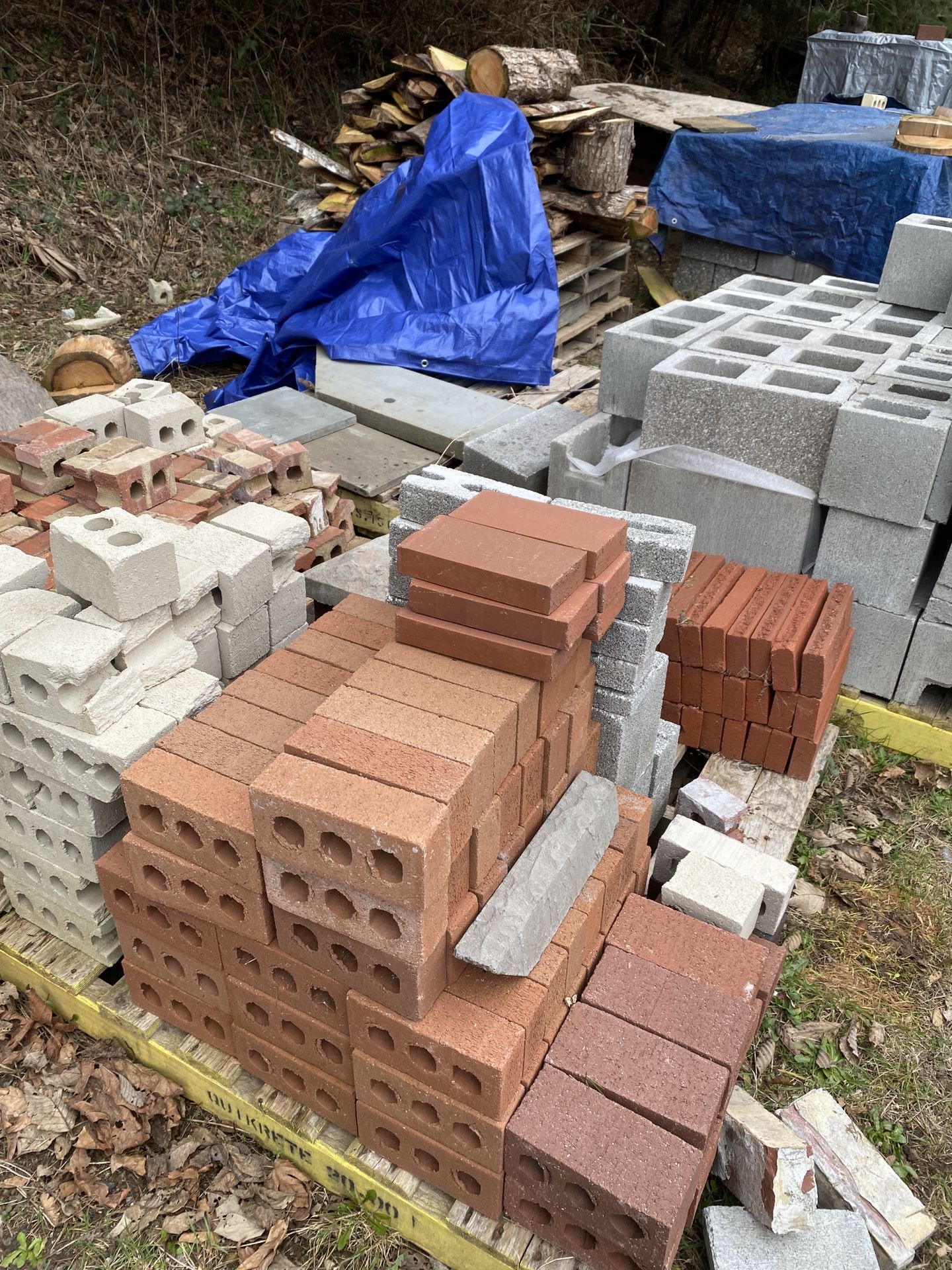 Building Materials - Assorted Brick And Block
