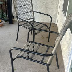 2 Patio Chairs Set
