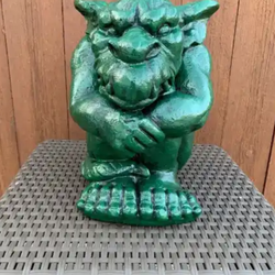 Ugly gargoyle statue