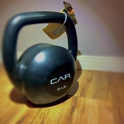 15 LB CAP KETTLE BELL 