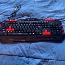 Black And Red Gaming Ibuypower Keyboard 