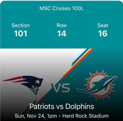 Dolphins Ticket