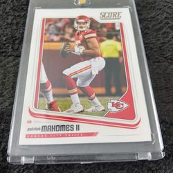 2018 PANINI SCORE PATRICK MAHOMES II #159 KANSAS CITY CHIEFS