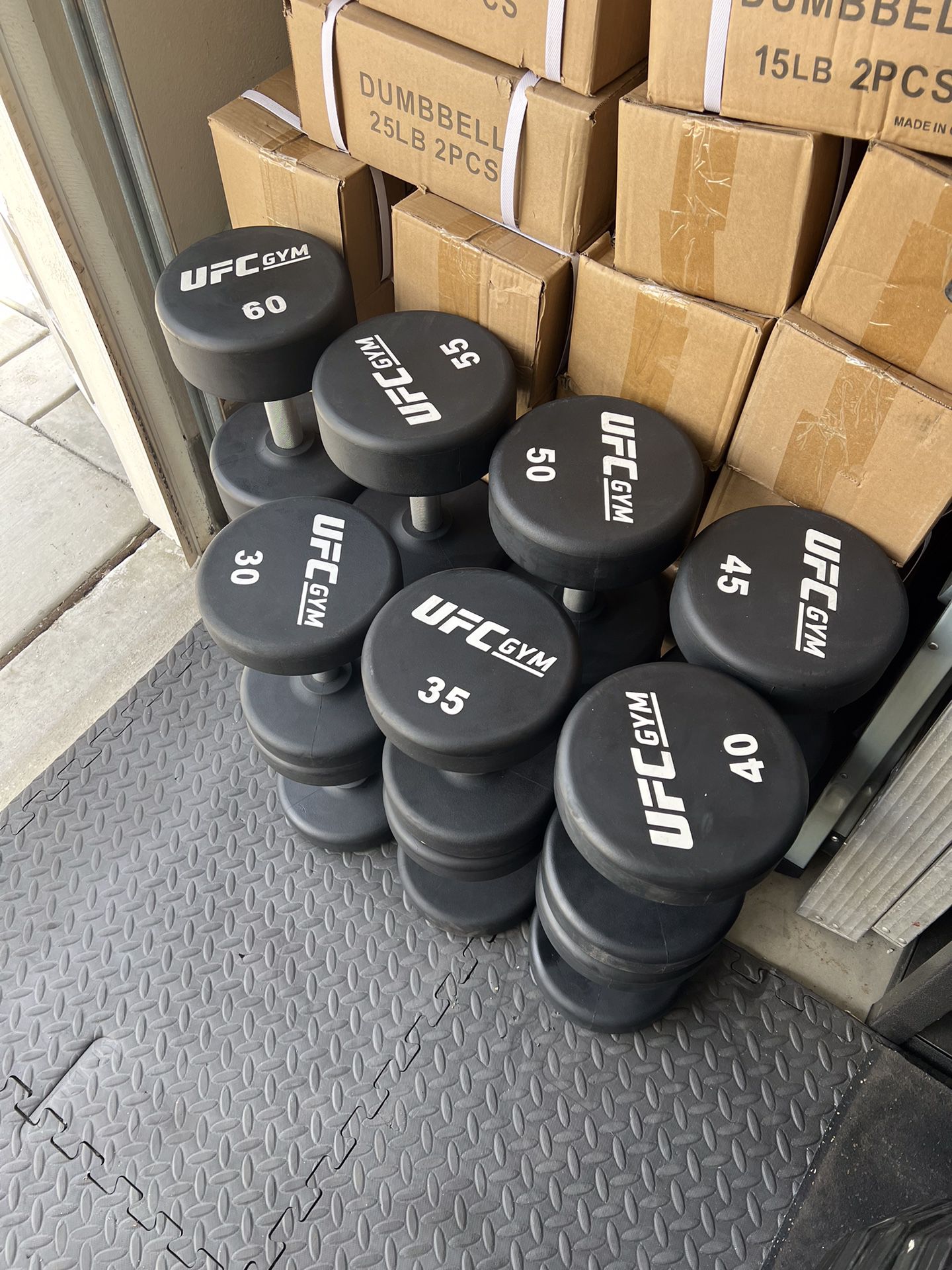 HUGE SALE ON: Dumbbells, Olympic Weights,Olympic Bars,Benches, Racks, Bikes ETC
