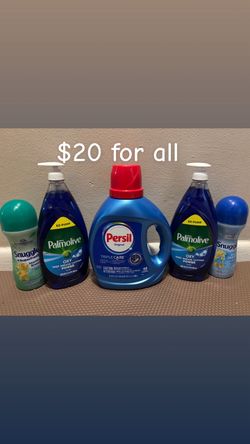 Cleaning Supply Bundle – Persil, Palmolive, Snuggle