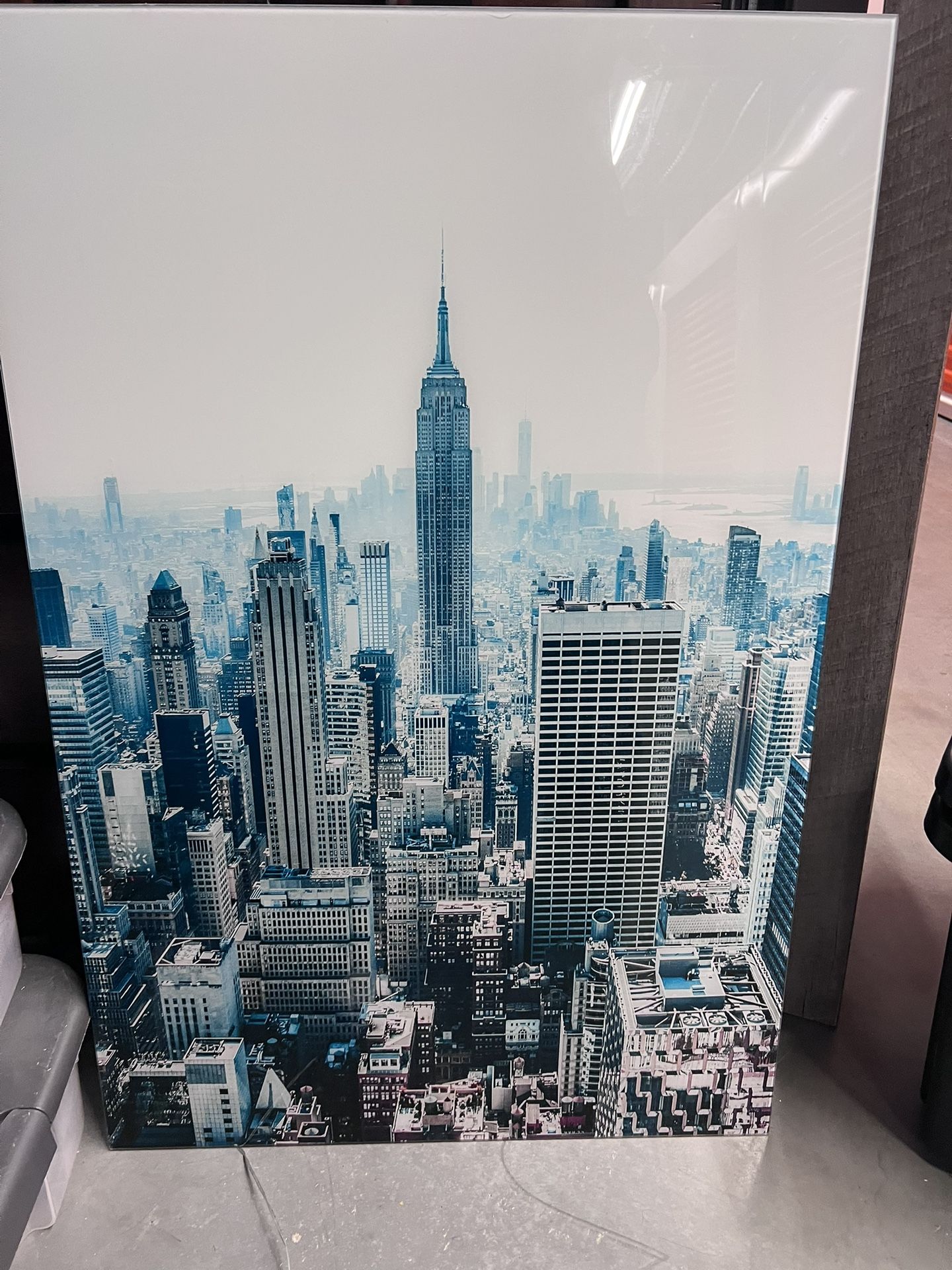 Glass NEW YORK Picture