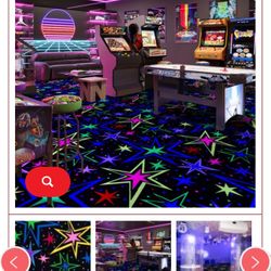 Joy Carpets Kapow 449W Neon Specialty Carpet 