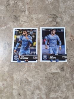 Topps NYCFC RC Trading Cards Lot of 2