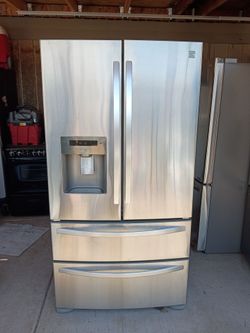 Kenmore Stainless Steel Refrigerator 4 doors