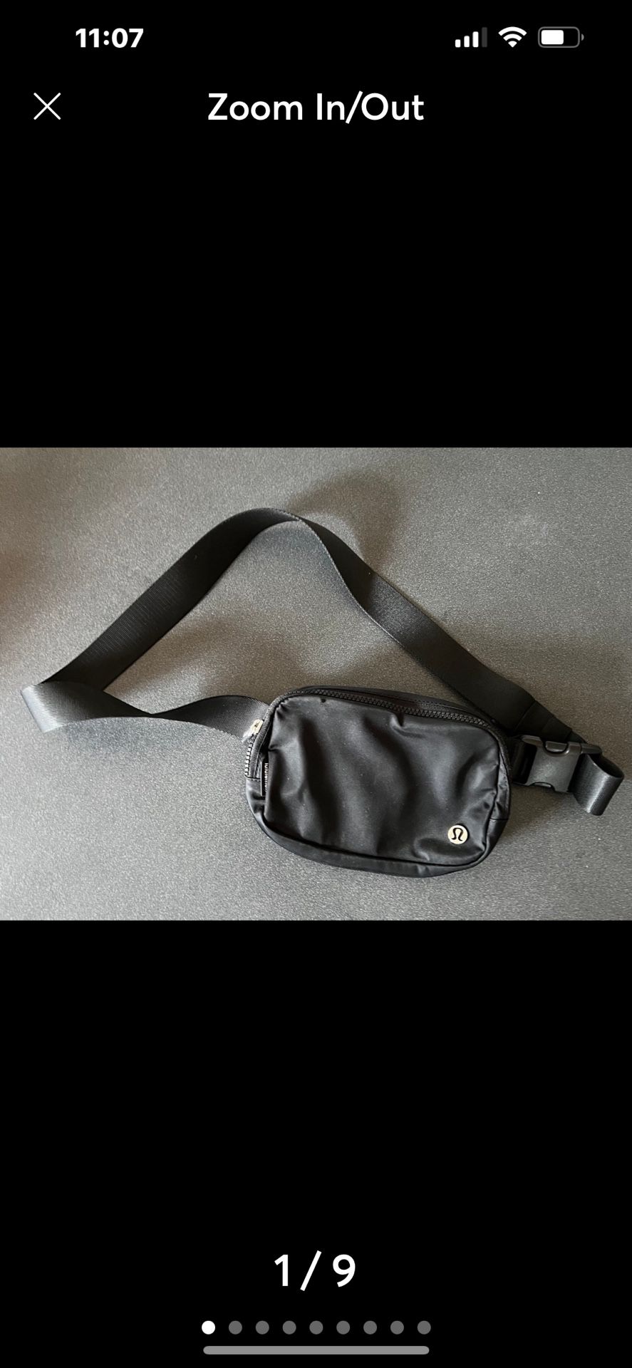 Lululemon Everywhere Belt Bag in black. New.