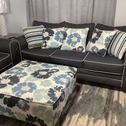 Sofa Loveseat And Ottoman