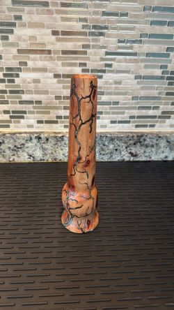 Real wood vase