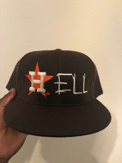 Custom Astros Fitted Hat Size 7 3/4