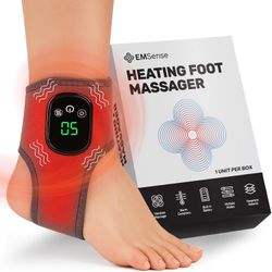 3-in-1 Foot & Ankle Massager with Heat & Vibration