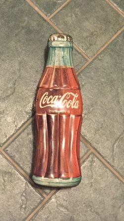 Coca Cola tin bottle box
