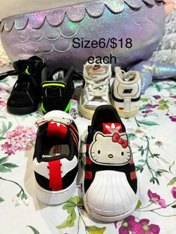 Toddler size 6/$18 each