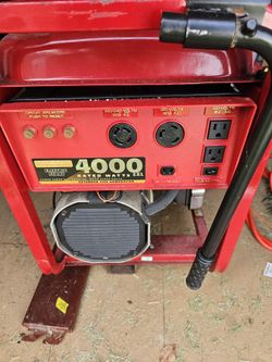 Generac 4000 exl push button start portable generator