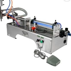 New VEVOR Horizontal Pneumatic Liquid Filling Machine 10-300ml
