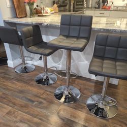 4 brand new gray bar stools