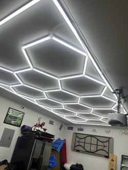 Hexagon Garage Lights