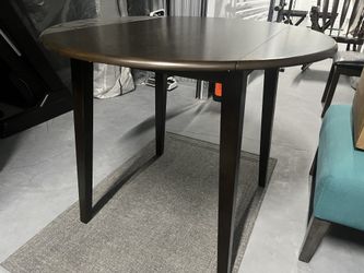 Small Drop Leaf Dining Table & 2 Matching Chairs
