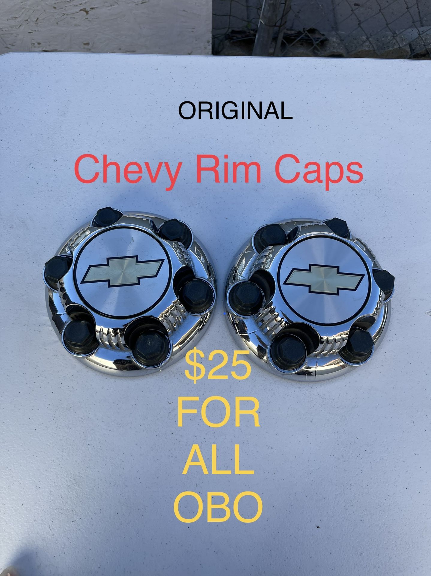 Chevy Rim Caps