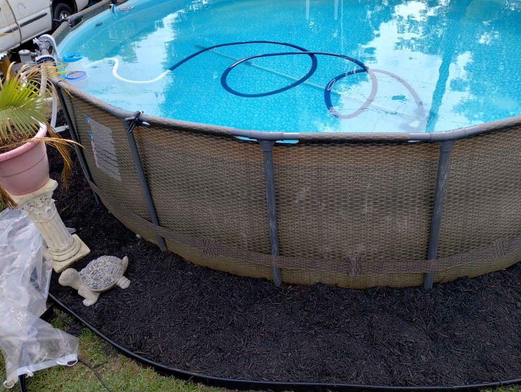 18 By 48 Pool As Sand Pump And Everything You Need
