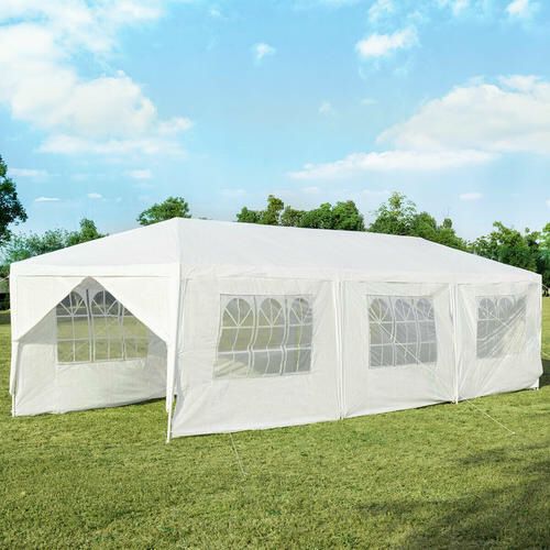 10'x30' Outdoor Party Wedding Tent Canopy Heavy duty Gazebo Pavilion 8 Sidewall