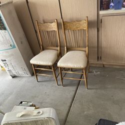 Two Dining Chairs, Excellent Condition