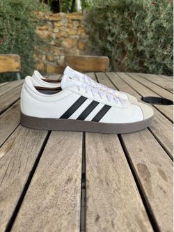 2025 Adidas VL Court 2.0 'White Black Gum'