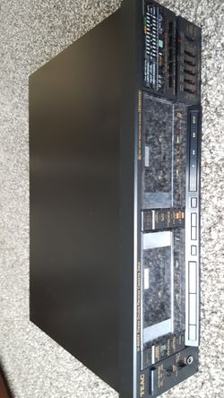 TEAC W-880RX *MINT* PROFESSIONAL DUAL CASSETTE TAPE DECK W/ AUTOMATIC FREQUENCY SHIFT GRAPHIC EQUALIZER