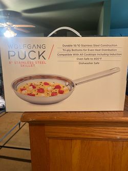8” stainless steel skillet
