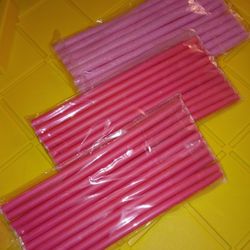 3 Sets Of Ten (30pcs) Bendable Foam Curlers