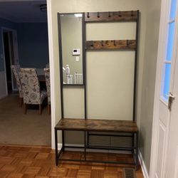 Coat Rack and Shoe Storage 