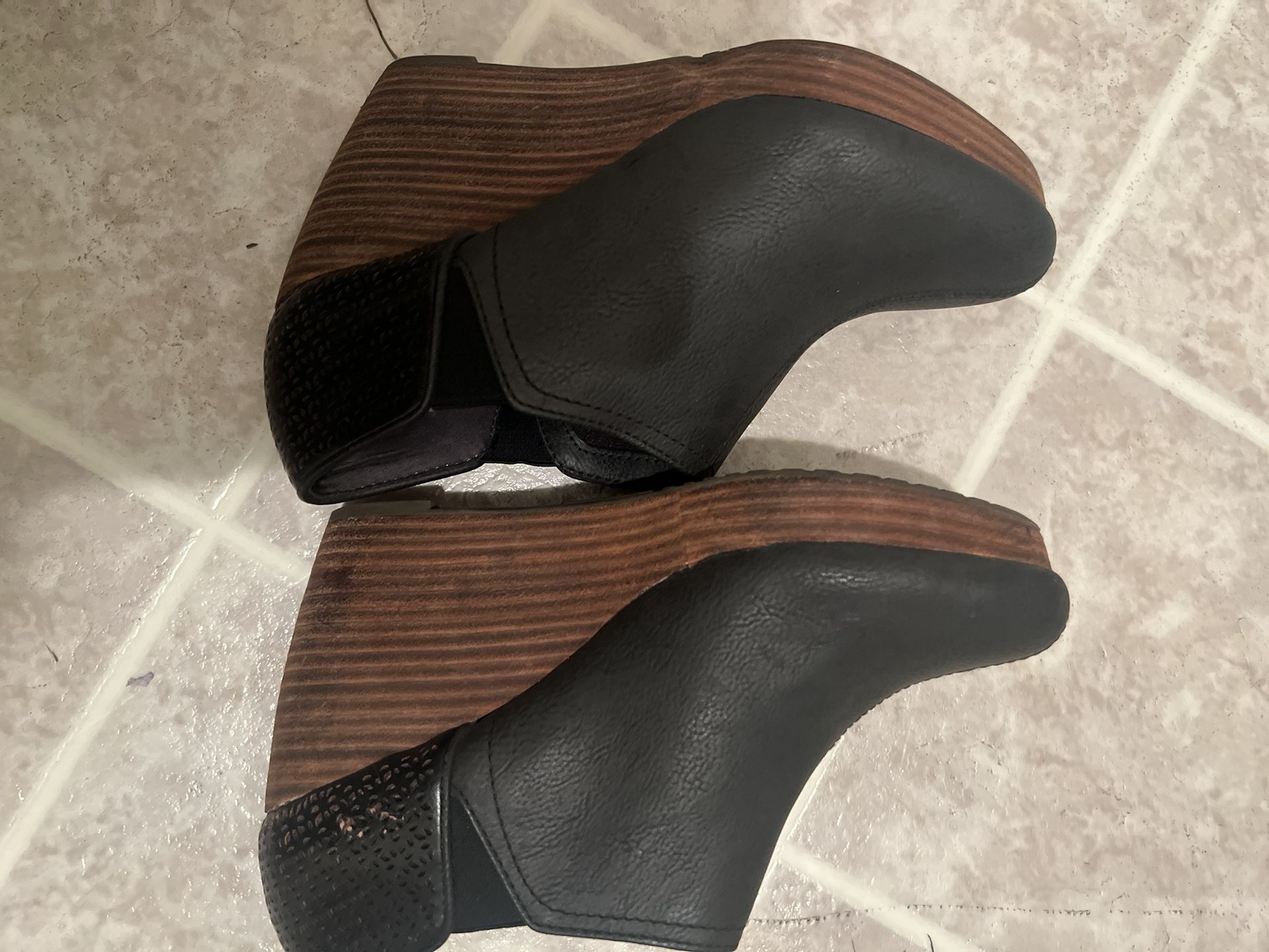 Dr Scholls Heals Shoes Black Sz 8.5