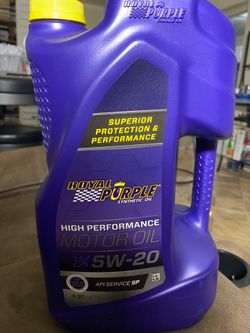 5 quart oil 5W-20