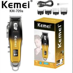 KEMEI Mens Hair Clipper Cord Cordless Clippers Hair Trimmer Beard Professional Haircut Kit