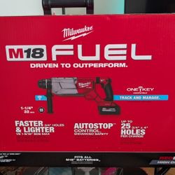 Milwaukee M18 FUEL SDS-Plus Rotary Hammer Kit - NEW, SEALED ($800+ Retail!)