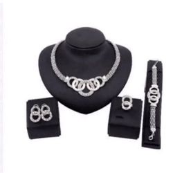 4pcs African Ethiopian Jewelry Set