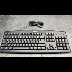 Dell RT7D20 PS/2 Wired Keyboard SK-8110 Black Original Authentic