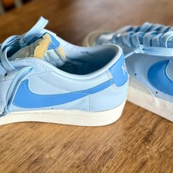 Nike Blazer Low '77 Vintage FD0281-400 Mens Blue Lace Up Athletic Sneaker