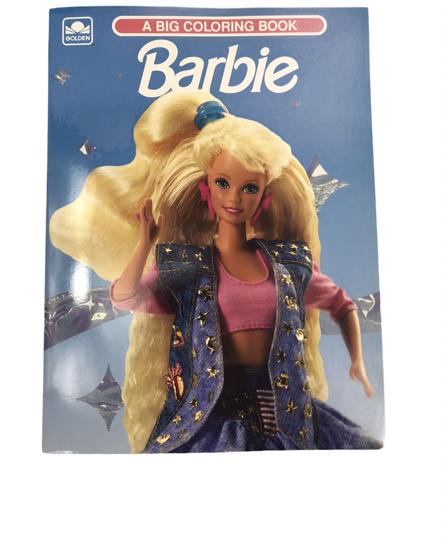 Vintage Golden 1998 Mattel, Inc. Barbie Coloring Book Paperback Unused